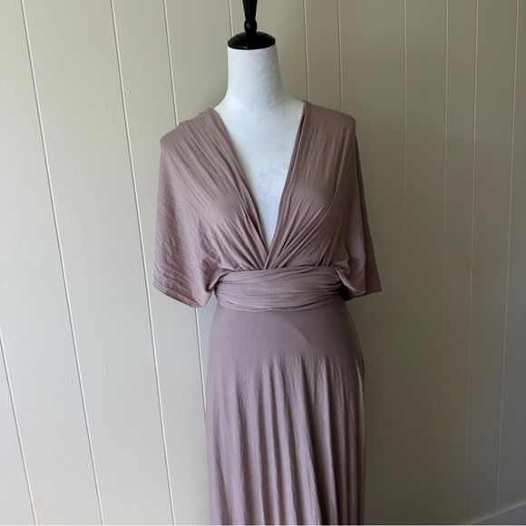 Lulu’s Tan Infinity Dress - Picture 6 of 13